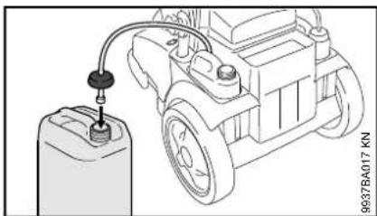 STIHL RE 362 - Adding detergent - 5