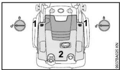 STIHL RE 362 - Haube aufklappen - 1