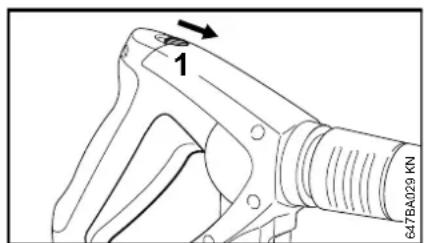 STIHL RE 362 - Apparaat uitschakelen - 2