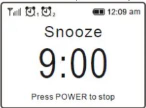 Audizio Monza - Arrêter l'alarme / activer la fonction snooze - 1