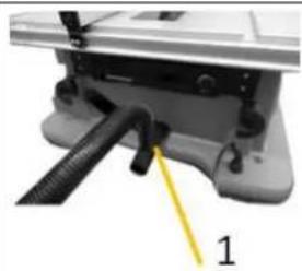 Holzmann TK255MS - Nastavení Rozvíracího klinu: - 1