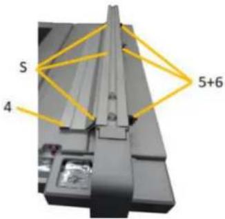 Holzmann TK255MS - Montaggio del coperchio di protezione della lama: - 2