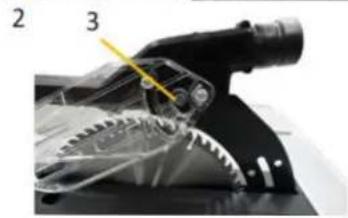 Holzmann TK255MS - Regolazione cuneo separatore: - 2