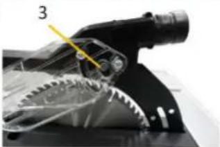 Holzmann TK255MS - Ajuste de la cuna de separacion: - 3