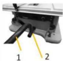 Holzmann TK255MS - Montaggio arresto per tagli obliqui /angolare - 1