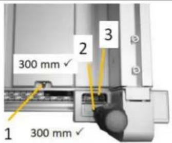 Holzmann TK255MS - Ajustes del tope paralleto - 1