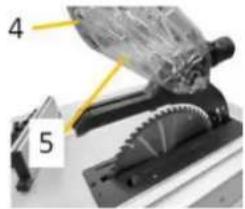 Holzmann TK255MS - Regolazione cuneo separatore: - 3