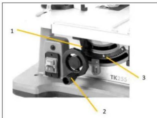 Holzmann TK255MS - Regolazione dell'altezza/angolo di taglio Lama - 1