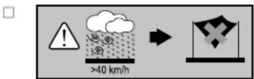 FLORABEST IAN 360594 - Pri výbere miesta montáže myslite na nasledovné: - 1
