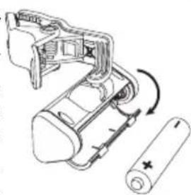 KORG AWLT100V - Mise en place de la pile - 1