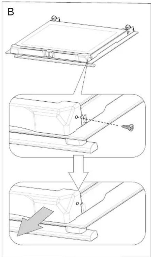 AMICA ACM7037B1 - Comment enlever la vitre intérieure - 1