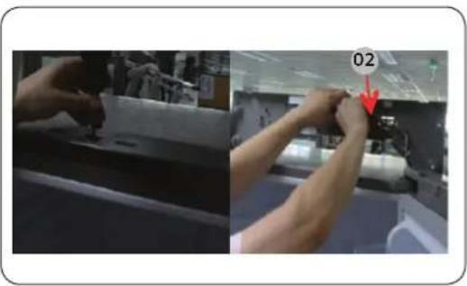 SAMSUNG RL4363SBAB1 - Inversarea uşii - 2