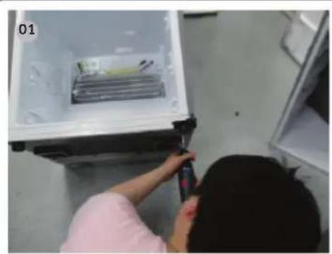 SAMSUNG RL4363SBAB1 - Bisagra inferior - 1