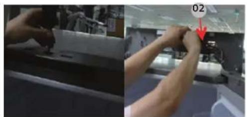 SAMSUNG RL4363SBAB1 - Bisagra superior - 2