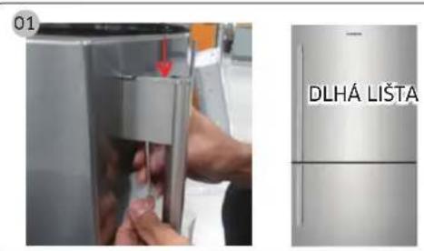 SAMSUNG RL4363SBAB1 - Demontáž rúčok - 1