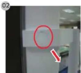 SAMSUNG RL4363SBAB1 - Kahvojen irrottaminen - 3