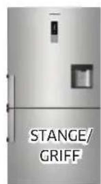 SAMSUNG RL4363SBAB1 - Befestigen der Griffe - 4