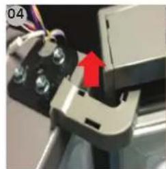 SAMSUNG RL4363SBAB1 - Zawias gorny - 4