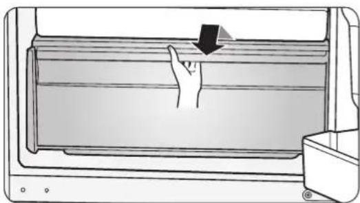 SAMSUNG RL4363SBAB1 - To remove the drawer - 1