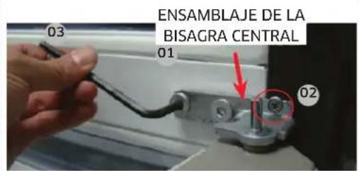 SAMSUNG RL4363SBAB1 - Bisagra superior - 6