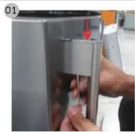 SAMSUNG RL4363SBAB1 - Remoçao das pegas - 1