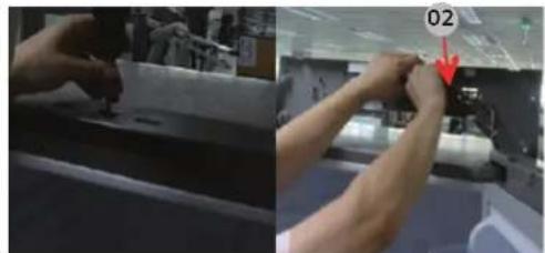 SAMSUNG RL4363SBAB1 - Cerniera superiore - 2