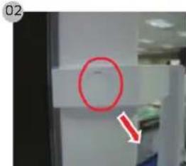 SAMSUNG RL4363SBAB1 - De handgrepen verwijderen - 3