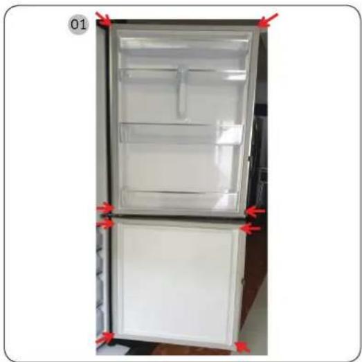 SAMSUNG RL4363SBAB1 - Pentru a scoate garnitura - 1