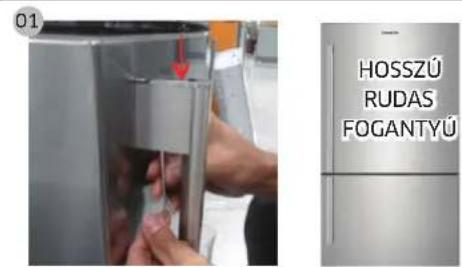 SAMSUNG RL4363SBAB1 - A fogantyuk leszerelése - 1