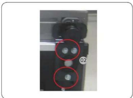 SAMSUNG RL4363SBAB1 - Zawias dolny - 2