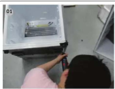 SAMSUNG RL4363SBAB1 - Dolní záves - 1