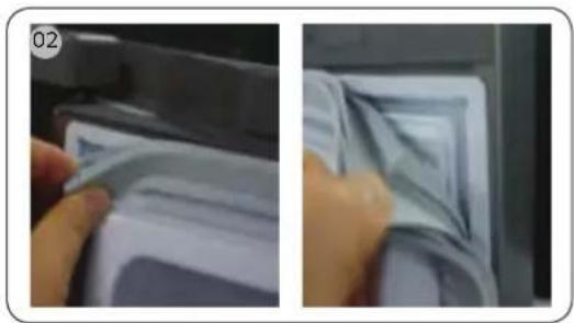 SAMSUNG RL4363SBAB1 - Odstranjevanje tesnila - 2