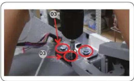 SAMSUNG RL4363SBAB1 - Charnière supérieure - 3