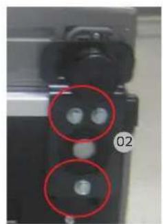 SAMSUNG RL4363SBAB1 - Dobradiça inferior - 2