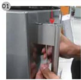 SAMSUNG RL4363SBAB1 - Odstranjevanje ročajev - 1