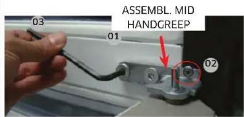 SAMSUNG RL4363SBAB1 - Middenscharnier - 1