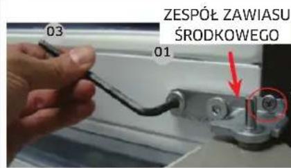 SAMSUNG RL4363SBAB1 - Zawias gorny - 6