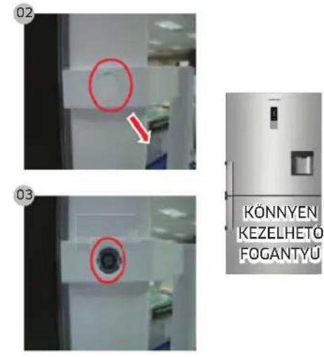 SAMSUNG RL4363SBAB1 - A fogantyuk leszerelése - 2