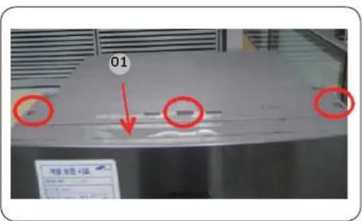 SAMSUNG RL4363SBAB1 - Durvju apgriesana otradi Augseja enge - 1