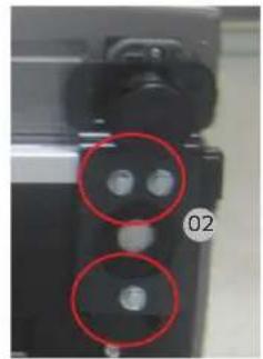 SAMSUNG RL4363SBAB1 - Charnière inférieure - 2