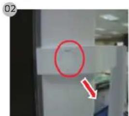 SAMSUNG RL4363SBAB1 - Slik fjerner du handtakene - 3