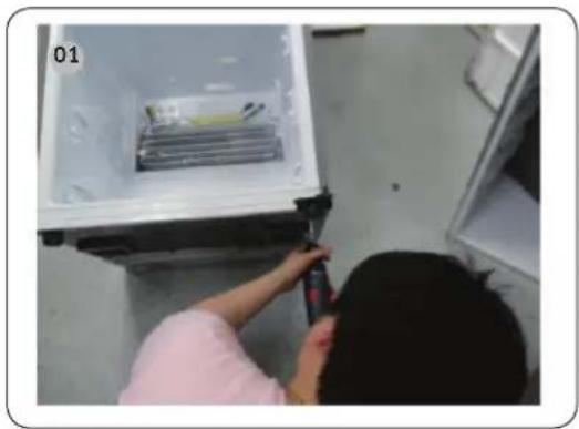 SAMSUNG RL4363SBAB1 - Nederste hagensel - 1