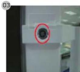 SAMSUNG RL4363SBAB1 - Befestigen der Griffe - 5