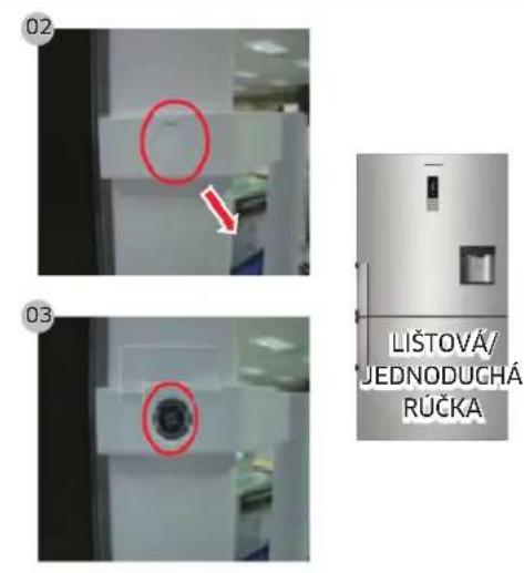 SAMSUNG RL4363SBAB1 - Demontáž rúčok - 2