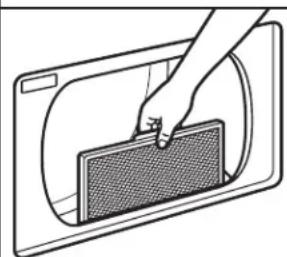 MAYTAG MEDP586KW - Clean the lint screen - 1
