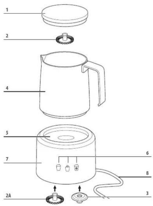 ILLY Milk Frother - KOYMIIA, DIKOI KAI XPONOI IIPOETOIMAZIAZ - 3