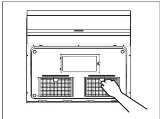 BEKO MWOTR24100SS - Pour nettoyer les filtres pour la graisse: - 1