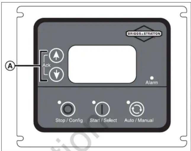 BRIGGS & STRATTON Power Protect 26kW - Acquittement et réinitialisation des alarmes (système de détection de code d'entretien) - 1