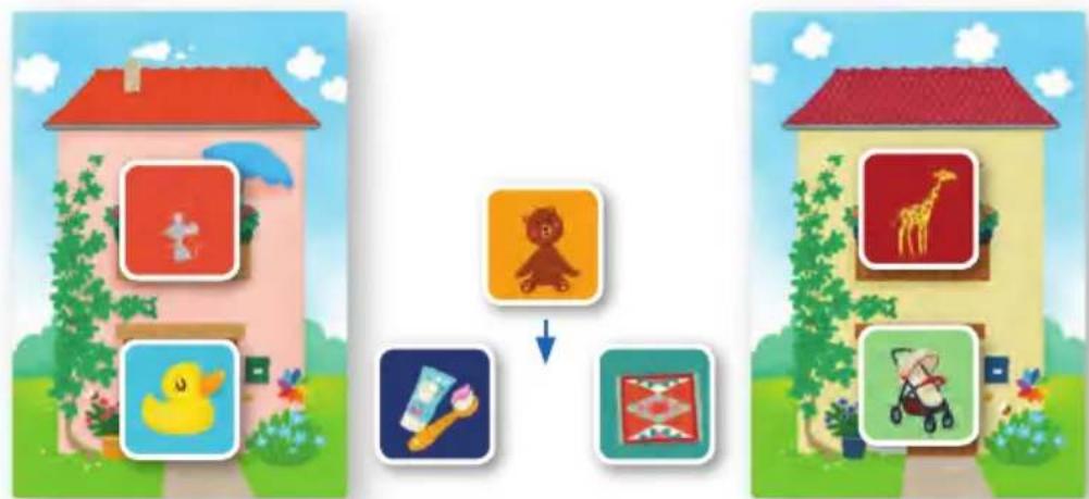 HABA Mein Zuhause - Variante del gioco „Tra piccolo e grande“ - 1