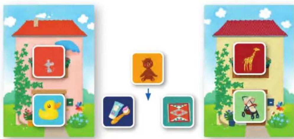 HABA Mein Zuhause - Game Variations: "Small Versus Big" - 1